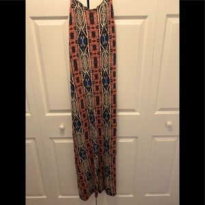 Forever 21 tie dye dress, size Large, silky material